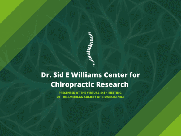 Dr. sid e williams center for chiropractic research