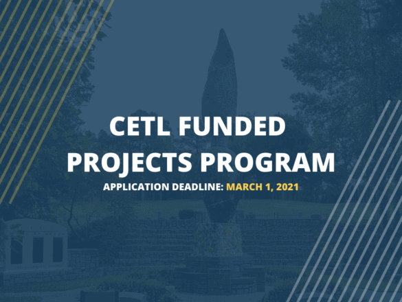 2021 cetl funded projects program