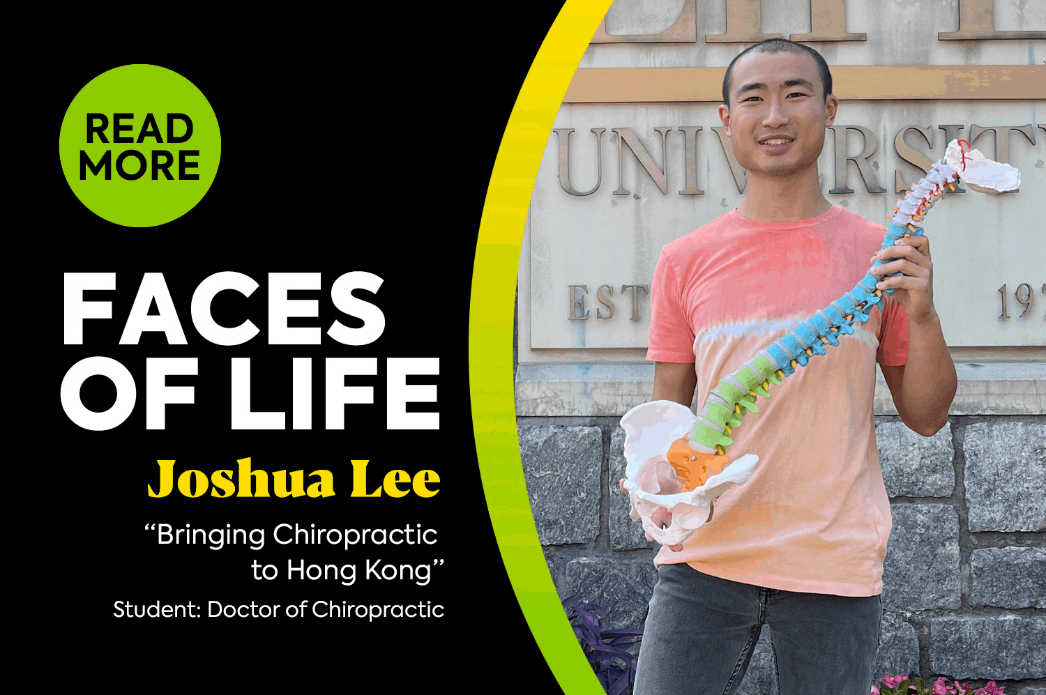 Faces of LIFE – Joshua Lee