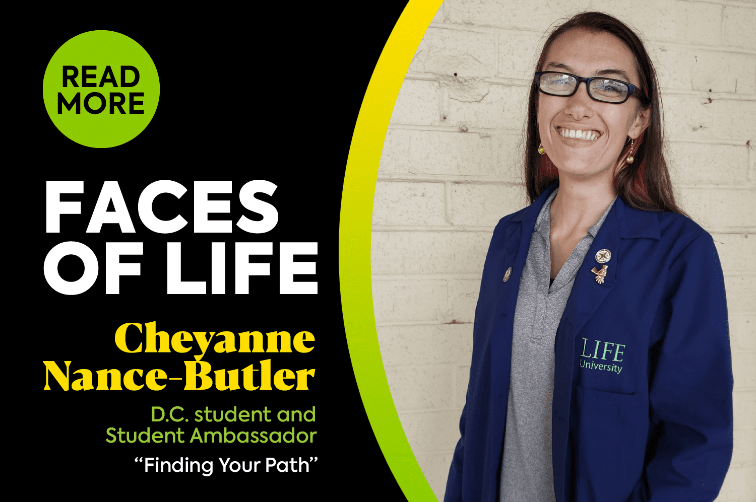 Faces of Life – Cheyanne Nance-Butler