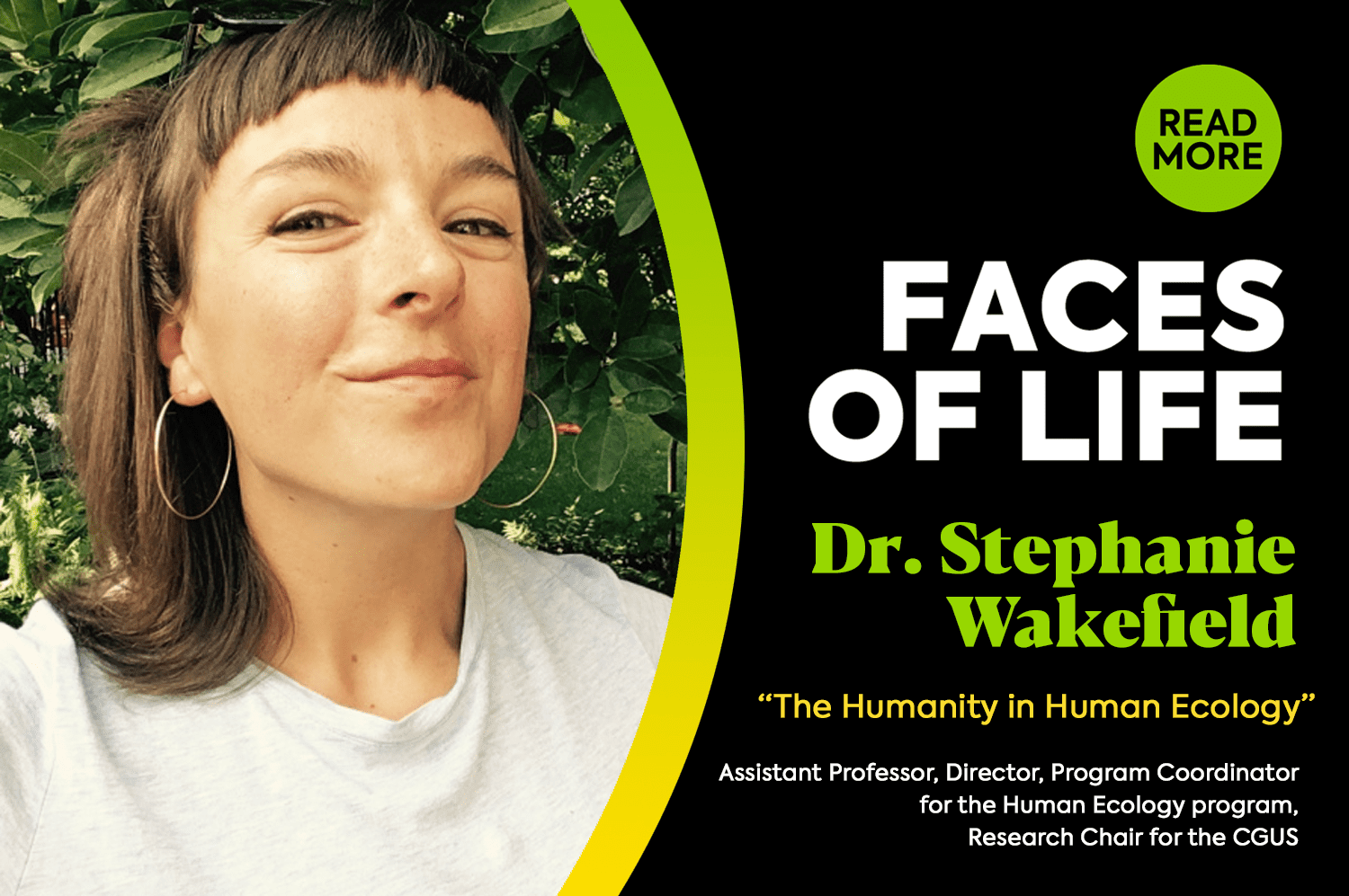 Faces of LIFE- Dr. Stephanie Wakefield