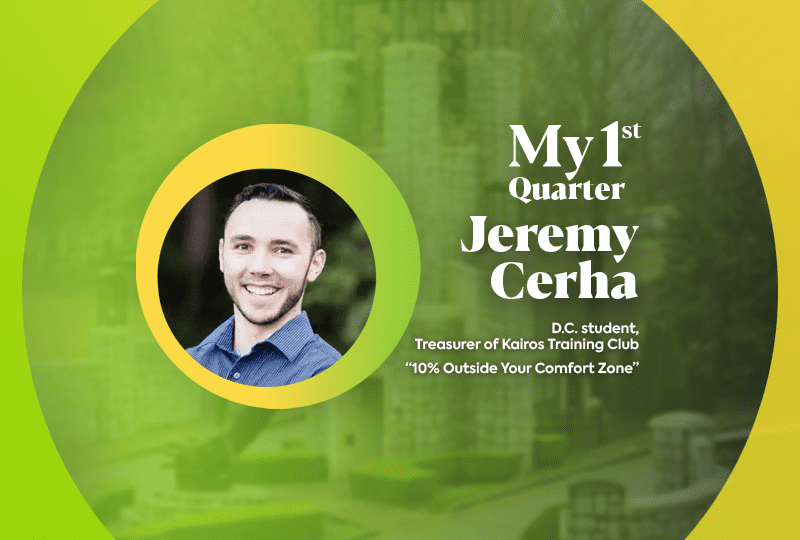 My First Quarter- Jeremy Cerha