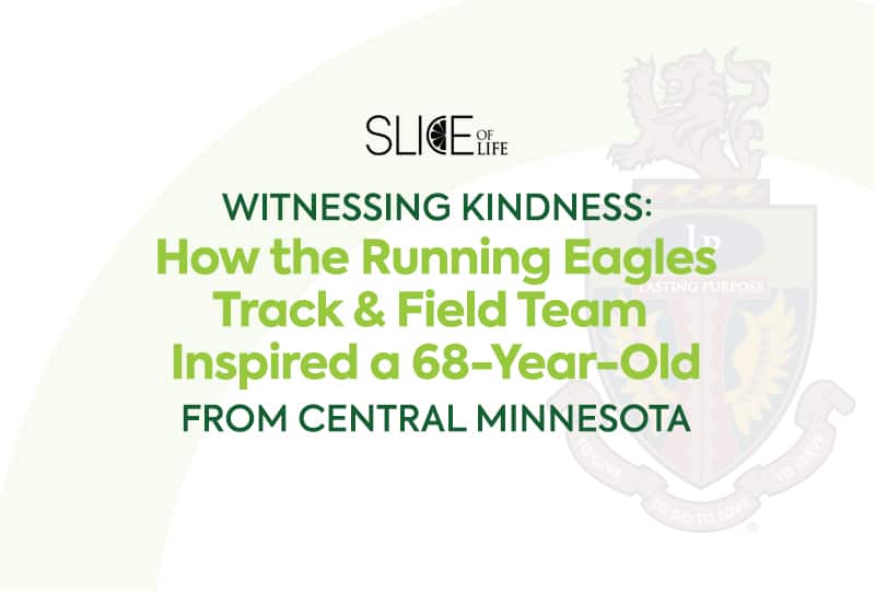Witnessing Kindness: How the Running Eagles Track & Field Team Inspired a 68-Year-Old from Central Minnesota