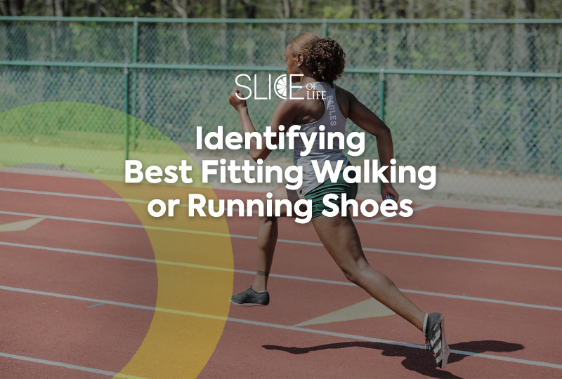 Identifying best fitting walking or running shoes